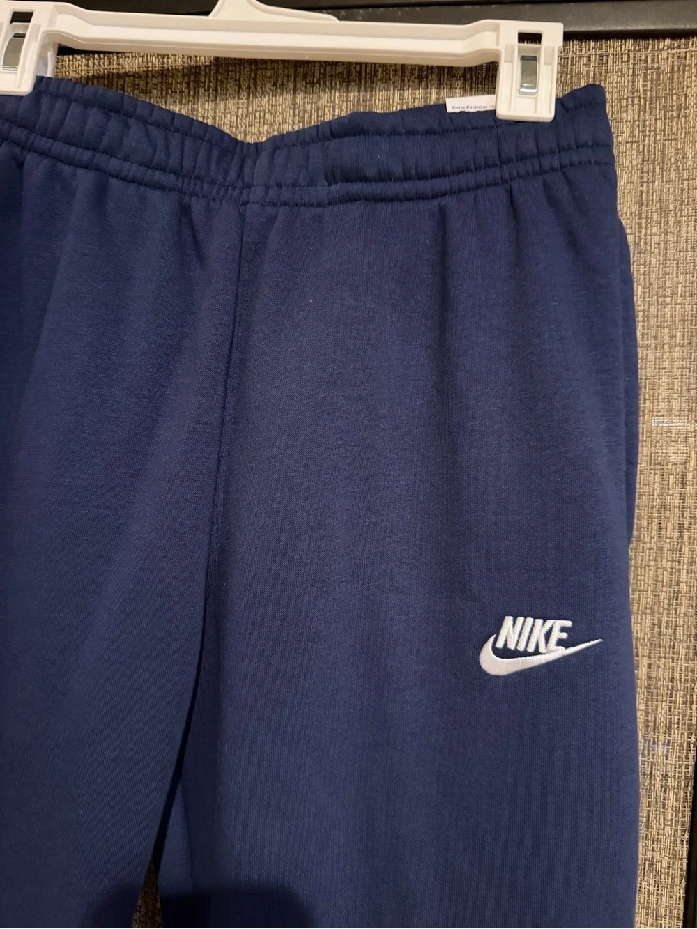 Nike‎ Men’s Size S Navy Blue Fleece Joggers